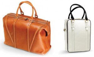 want_les_essentiels_de_la_vie_davinci_degaulle Da Vinci 72 Hr Travel Bag (left) and De Gaulle City Bag (right), both by WANT Les Essentiels de la Vie